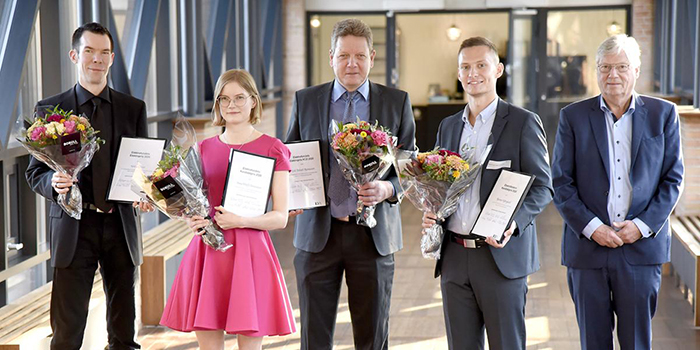 Nogle af prismodtagerne 2020 (Fotograf: Henrik Frydkjær)